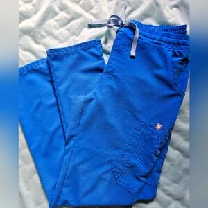Royal blue figs scrup bottoms S